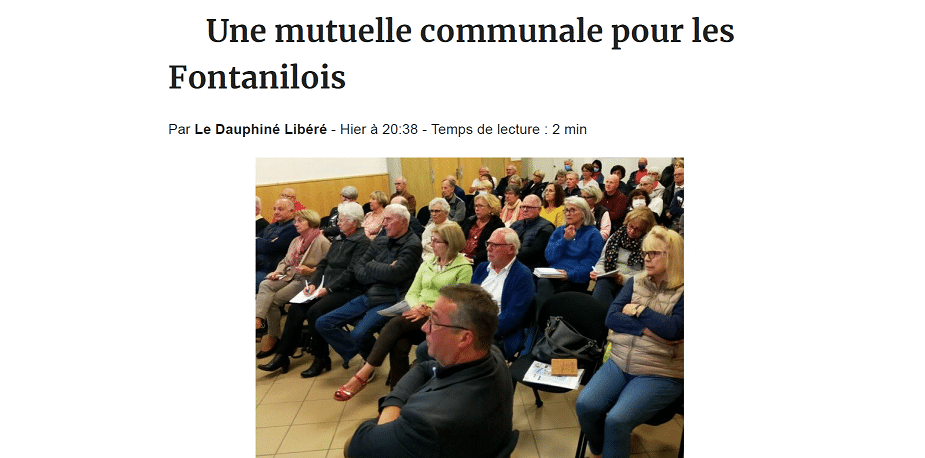 Le Fontanil-Cornillon partenaire de Mutualp